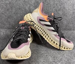 Adidas 4DFWD 2 Grey Beam Orange Running Shoes Womens 7.5 AGX9269